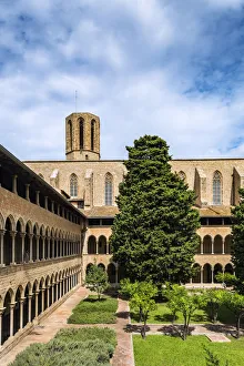 The Gothic Monastery of Pedralbes, Barcelona, Catalonia, Spain