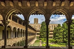 Images Dated 12th December 2017: The Gothic Monastery of Pedralbes, Barcelona, Catalonia, Spain