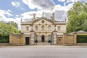 Grand Gallery: The Gothick Villa, Regents park, London, England, UK