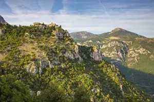Cote D´azur Prints: Gourdon, Alpes-Maritimes, Provence-Alpes-Cote D Azur, French Riviera, France