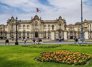 Government Palace, Plaza de Armas, Lima, Peru