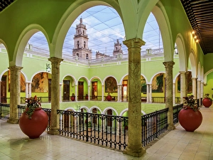 Government Prints: Government Palace of the State of Yucatan, Plaza Grande, Merida, Yucatan State, Mexico
