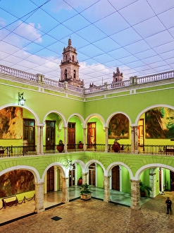 Government Prints: Government Palace of the State of Yucatan, Plaza Grande, Merida, Yucatan State, Mexico