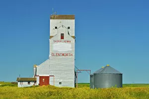 Agribusiness Gallery: Grain elevator Glentworth Saskatchewan, Canada