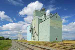 Industry Prints: Grain elevator Rycroft, Alberta, Canada