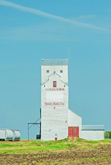 Prairies Prints: Grain elevator, Shanavon, Saskatchewan, Canada