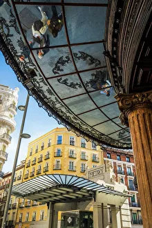 Gran Via Prints: Gran Via metro station, Madrid, Spain