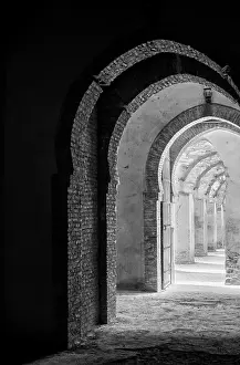Vaults Prints: The granaries of Heri es-Souani (vaults of the imperial granaries), Meknes, Morocco