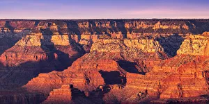 Grand Canyon at sunset, Yavapai Point, Grand Canyon National Park, Arizona, USA
