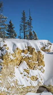 Carvings Prints: Grand Canyon of the Yellowstone in winter