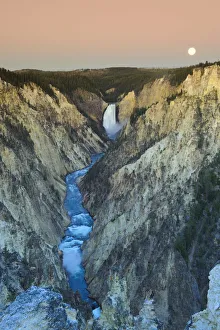 Grand Canyon of the Yellowstone and Yellowstone Falls, Yellowstone National Park, Wyoming Grand Canyon of the Yellowstone and Yellowstone Falls, Yellowstone National Park, Wyoming