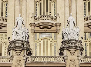 Grand Theatre Alicia Alonso, detailed view, Havana, La Habana Province, Cuba