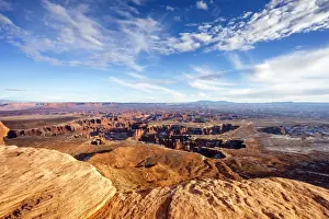 Canyonlands Prints: Grand View Point Overlook, Canyonlands National Park, Moab, Utah, USA