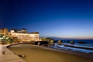 Biarritz Prints: Grande Plage, Beach, Biarritz, Pyrenees Atlantiques, Aquitaine, France
