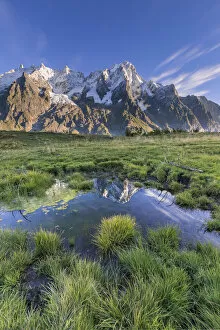 Pool Gallery: The Grandes Jorasses at sunrise (Alp Lechey, Ferret Valley, Courmayeur, Aosta province