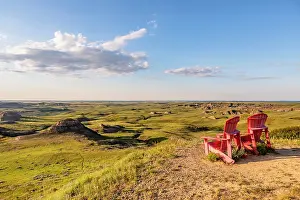 Saskatchewan Prints: Grasslands National Park East Block, Saskatchewan, Canada, North America