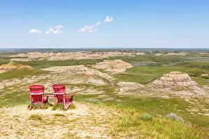 Saskatchewan Prints: Grasslands National Park East Block, Saskatchewan, Canada, North America