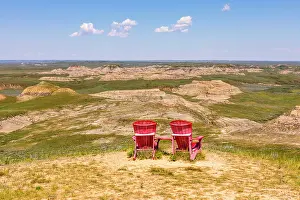 Saskatchewan Prints: Grasslands National Park East Block, Saskatchewan, Canada, North America