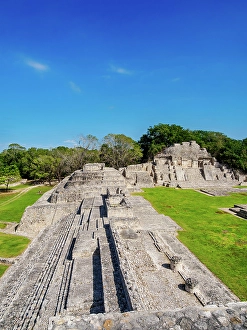 Great Acropolis, Edzna Archaeological Site, Campeche State, Mexico