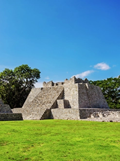 Etzna Prints: Great Acropolis, Edzna Archaeological Site, Campeche State, Mexico