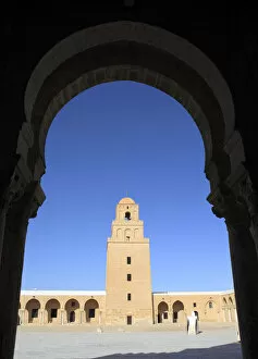 Images Dated 30th November 2011: Great Mosque (Sidi Oqba), Kairouan, Tunisia