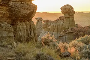 Great Plains Prints: Great Plains, Montana, Eastern, Glendive, Makoshika State Park, Badlands