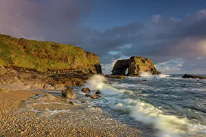 Coastal Landscape Prints: The Great Pollet sea arch at sunrise