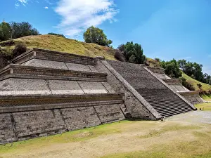 Virgin Prints: The Great Pyramid Archaeological Site, Cholula, Puebla State, Mexico