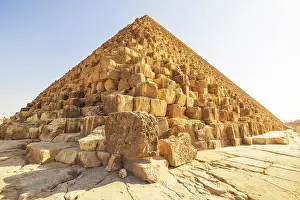 Cultural Heritage Prints: Great pyramids of Giza, Cairo, Egypt, Africa