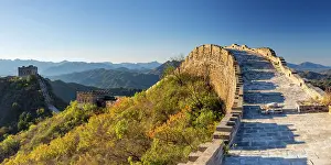 Watchtower Prints: The Great Wall of China at Jinshanling (UNESCO World Heritage Site), Hebei Province, China