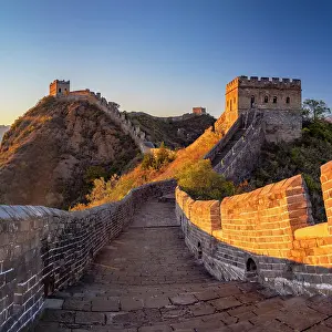 Watchtower Prints: The Great Wall of China at Jinshanling (UNESCO World Heritage Site), Hebei Province, China