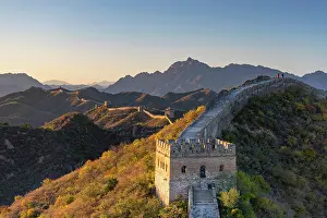 Staircase Prints: The Great Wall of China at Jinshanling (UNESCO World Heritage Site), Hebei Province, China
