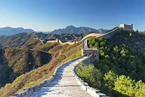 Defensive Prints: The Great Wall of China at Jinshanling (UNESCO World Heritage Site), Hebei Province, China