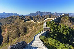 Defensive Prints: The Great Wall of China at Jinshanling (UNESCO World Heritage Site), Hebei Province, China