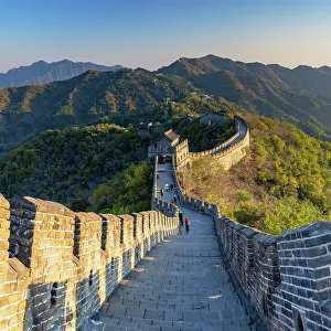 Staircase Prints: The Great Wall of China at Mutianyu (UNESCO World Heritage Site), Beijing, China