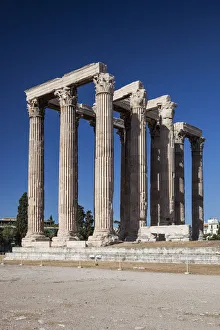Mediteranean Country Gallery: Greece, Athens, the Temple of Olympian Zeus