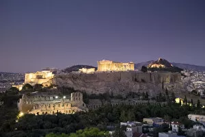 Images Dated 14th May 2010: Greece, Attica, Athens, The Acropolis and Parthenon