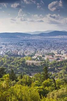 Hephaestus Prints: Greece, Attica, Athens, View of The Agora, Temple of Hephaestus
