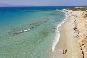 Images Dated 11th September 2019: Greece, Cyclades Islands, Naxos, Aliko Beach