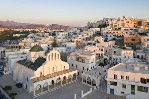South Aegean Prints: Greece, Cyclades Islands, Naxos Town, Temple of Apollo
