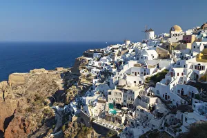 Greece, Cyclades islands, Santorini (Thira), Ia (Oia) and Santorini Caldera