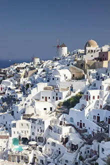 Greece, Cyclades Islands, Santorini (Thira), Ia (Oia) and Santorini Caldera