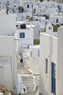 Hilltop Village Gallery: Greece, Cyclades Islands, Serifos, Old Town (Chora)