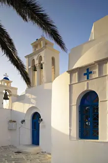 Mediterranean Prints: Greece, Cyclades Islands, Serifos, Old Town (Chora)