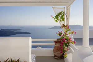 Greece, Cyclades, Santorini Island (Thera or Thira), the town of Fira Greece, Cyclades, Santorini Island (Thera or Thira), the town of Fira