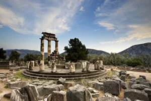 Images Dated 14th May 2010: Greece, Delphi (UNESCO World Heritage Site), Sanctuary of Athena Pronaia, The Tholos