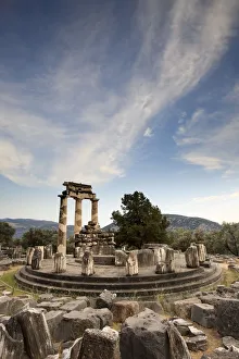 Greece, Delphi (UNESCO World Heritage Site), Sanctuary of Athena Pronaia, The Tholos