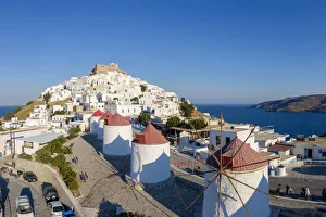 Images Dated 11th September 2019: Greece, Dodecanese Islands, Astypalaia, Chora Astypalaia (Astypalaia Town)