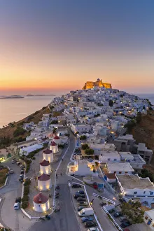 Images Dated 11th September 2019: Greece, Dodecanese Islands, Astypalaia, Chora Astypalaia (Astypalaia Town)