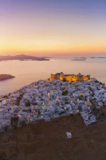 Images Dated 11th September 2019: Greece, Dodecanese Islands, Astypalaia, Chora Astypalaia (Astypalaia Town)